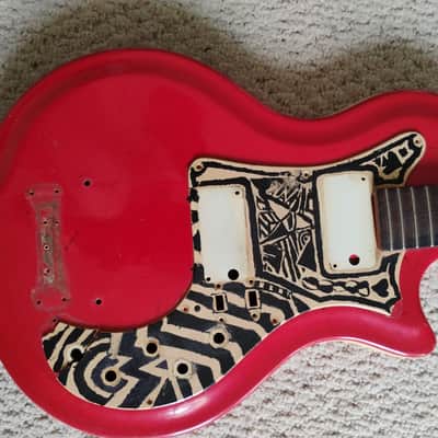 1964 Airline Supro Res-o-glass Husk Vintage Cool! Rare Excellent neck and frets, Luthier parts project restoration 1960s 60s 64 image 11