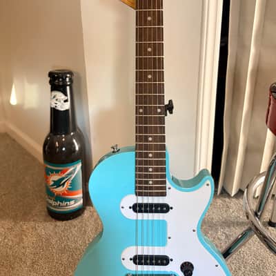Epiphone Les Paul Melody Maker E1 (Les Paul SL) 2017 - 2025 - Turquoise image 4
