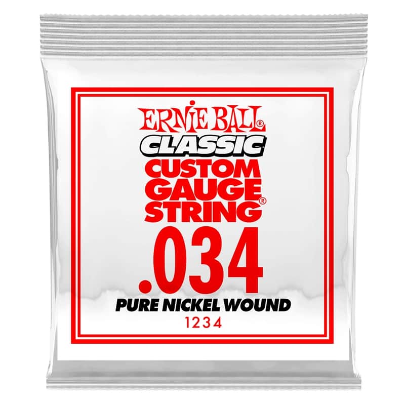 Ernie Ball 1234 Pure Nickel Wound .034 image 1