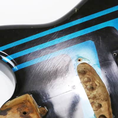 1982 Kramer Pacer Series Special Bent Pipes Graphic Vintage Original Electric Guitar Body Extra Parts image 20