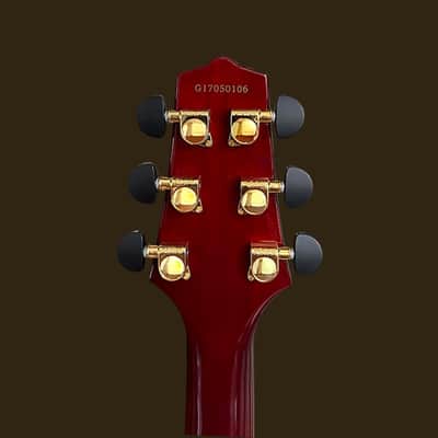 Aslin Dane Icosa 6 String solid top thin line electric-acoustic guitar - Natural in High Gloss image 7