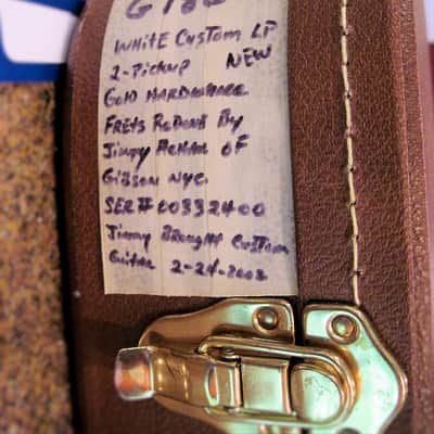 Les Paul's Personal 50th Anniversary White Custom Featured on his Autobiography~ The Collector's Package image 21