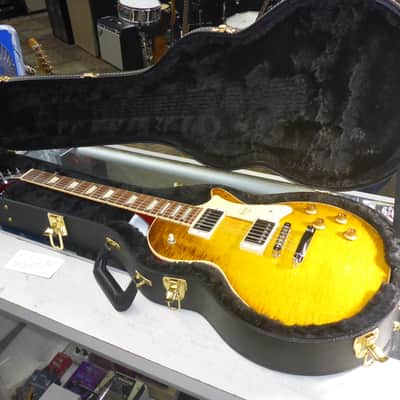 Heritage H-150 LP Style Guitar w/ Case 2021 - Dirty Lemon Burst image 1