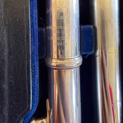 Muramatsu Handmade Flute Model #24315 with Additional 9kt Gold-plated Head Joint image 3