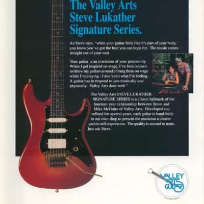 Valley Arts Steve Lukather Custom Pro  1991 Sunburst image 15