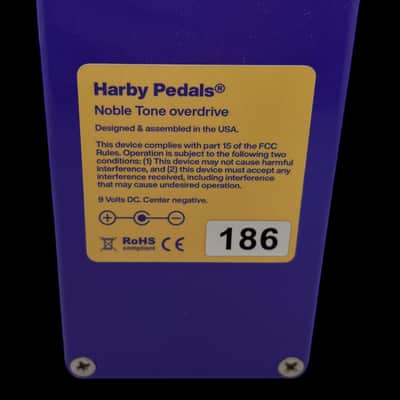 Harby Pedals Noble Tone 2023 - Present - Purple X8317 image 6