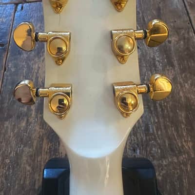 Greco Japanese EG-600 Alpine White Single Cut 1989 Custom MIJ w/ HSC image 10