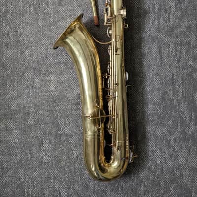 Buffet Crampon Cie Evette & Schaeffer 1927 - Vintage Lacquer Bari Sax Paris France Baritone Saxophone image 3