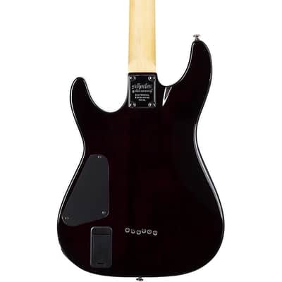Schecter Guitar Research Demon-6 Electric Guitar Crimson - Red Burst image 2