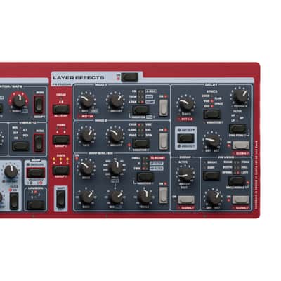 Nord Stage 4 Compact 73-key Semi-Weighted Waterfall Triple Sensor Keybed Aftertouch Physical Drawbars image 6