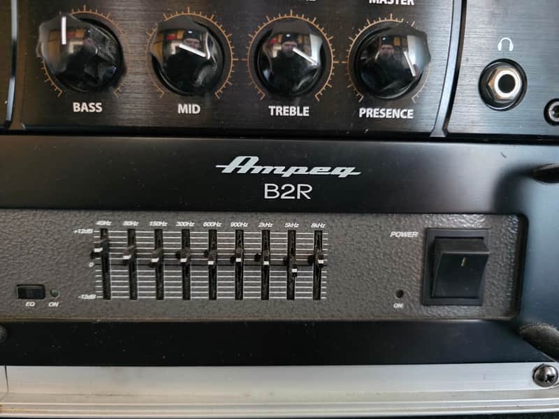 Ampeg B2R 350-Watt Rackmount Bass Amp Head 2000 - 2004 - Black image 1