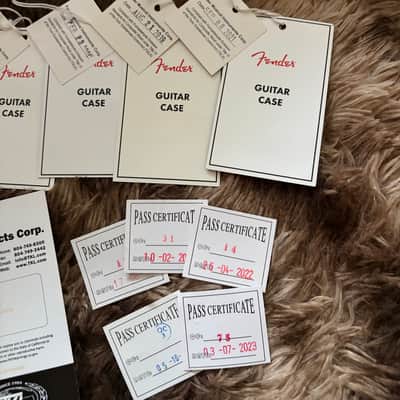 Fender Hard Case Tags Bundle image 3