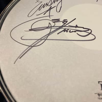 Pearl - 6.5x14" Sensi-Tone, Custom Eric Singer/KISS 30 Year Commemorative, Engraved Snare Drum, Signed  by all Members of KISS! image 5