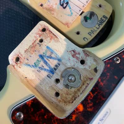 Fender Strat Plus Electric Guitar 1994 Vintage Blonde Mini floyd w/ OHSC image 12