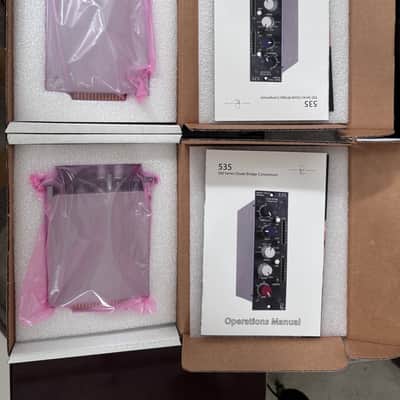 Matched Pair - Rupert Neve Designs 535 500 Series Diode Bridge Compressors - Sequential Serial Numbers image 3