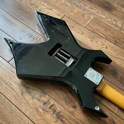 B.C. Rich Warlock Electric Guitar LA California Neck Plate Black Reverse Headstock image 13