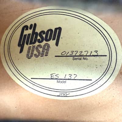 2002 Gibson ES-137 Premier - White 2-Tone image 13