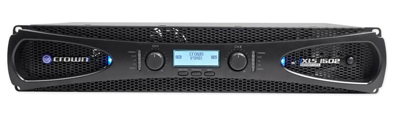 Crown Pro XLS1502 XLS 1502 1550w DJ/PA Power Amplifier Amp, Only 8.6 LBS + DSP! image 1