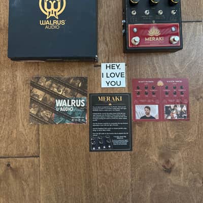 Walrus Audio Meraki Stereo Analog Delay — Excellent / MINT image 1