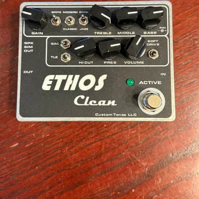 Custom Tones Ethos Clean Preamp 2010s - Black image 1