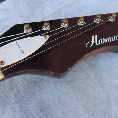 HARMONY 1966 BOBCAT H-15 SILHOUETTE 2 PICKUP DEARMOND GOLD FOIL CLEAN! ORIGINAL! image 10