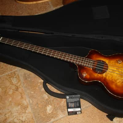 Rick Turner Model 1 Bass Guitar Quilted Maple With Sunburst & Fancy Purfling-New Mint image 2