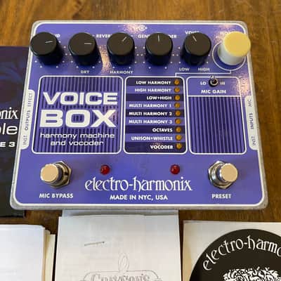 Electro-Harmonix Voice Box Harmony Machine & Vocoder 2009 - Present - Purple / Black image 7