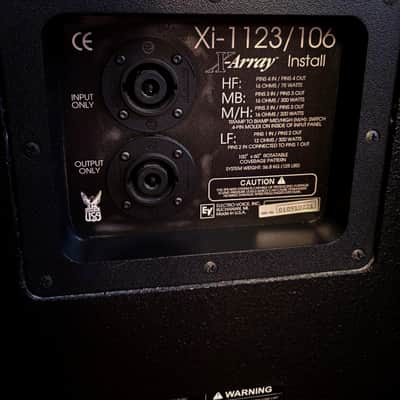 Rare Pair EV Electro-Voice Xi-1123 RMD X-Array 3-Way High-End Concert Audiophile Speakers image 18