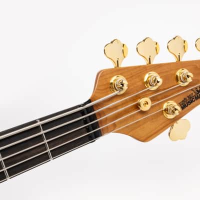 Ernie Ball Music Man StingRay 5 H Special, Cherry Punch / Ebony image 9