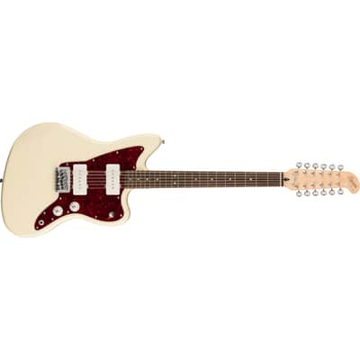 Squier Paranormal Jazzmaster XII - Laurel Fingerboard, Olympic White image 4