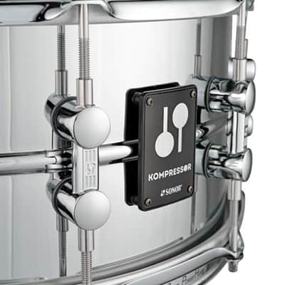 Sonor Kompressor Series Steel Snare Drum - 6.5-inch x 14-inch image 2