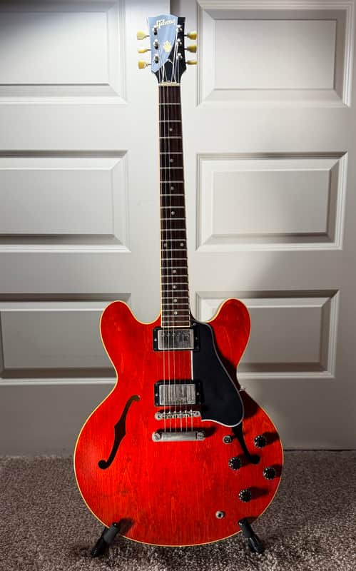 Gibson 1997 Custom Shop Historic '59 ES-335 Dot - Faded Cherry image 1