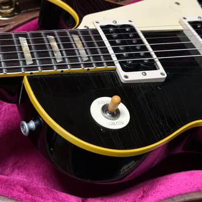 1952 Gibson Les Paul Conversion to 1959 Black 3,6kg Light image 23