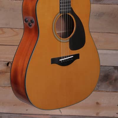 Yamaha FGX5 GL Red Label Acoustic/Electric Guitar Natural w/ Case image 2