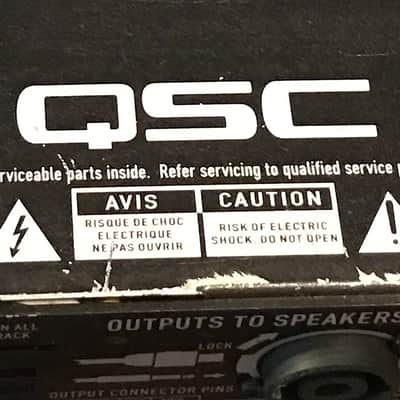 QSC GX3 2-Channel Power Amplifier 2010s - Silver image 3