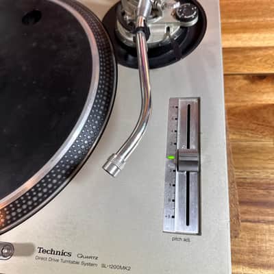 technics turntable sl 1200 mk2 Silver DJ Vinyl Record Lp Player Direct Drive image 6