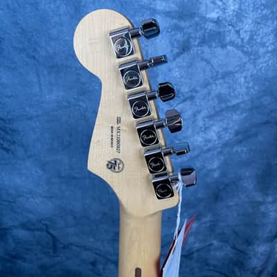 Fender Player Strat Polar White MN +Black Pickguard & Tex-Mex SSS upgrade image 7