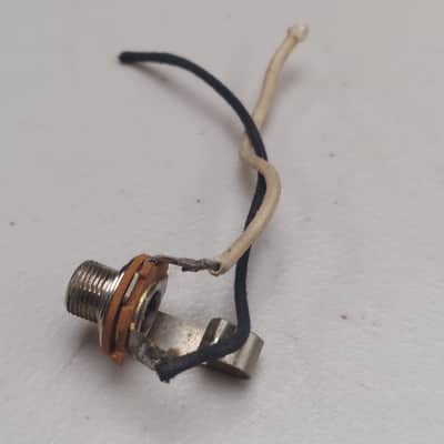 1960's Fender Mustang Input Jack with Original Wire (E-221) image 1