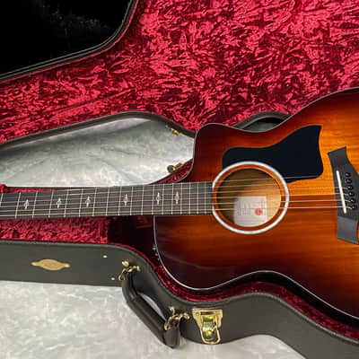 Taylor 224ce-K DLX Grand Auditorium Acoustic-Electric Guitar - Tobacco - 4.85lbs - Authorized Dealer - G06228 - OPEN BOX - SAVE BIG!!! image 8