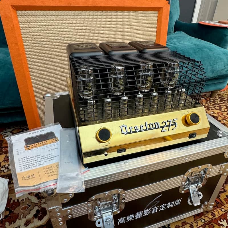 Orsefon 275 OF275 Hifi Valve KT88 Stereo Power Amplifier Clone w/ Flight Case image 1