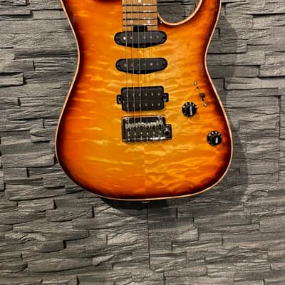 Charvel USA Select DK24 HSS 2PT CM QM Autumn Glow image 2