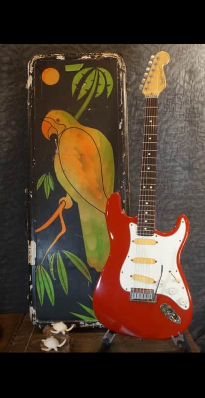 Fender Stratocaster Plus Deluxe 1993 - Lipstick Red image 1