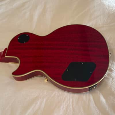 Vintage 2001 Epiphone (Gibson) Les Paul Custom Plus - Heritage Cherry Sunburst - Flame Top - Made in Korea (MIK) - Free Pro Setup image 11