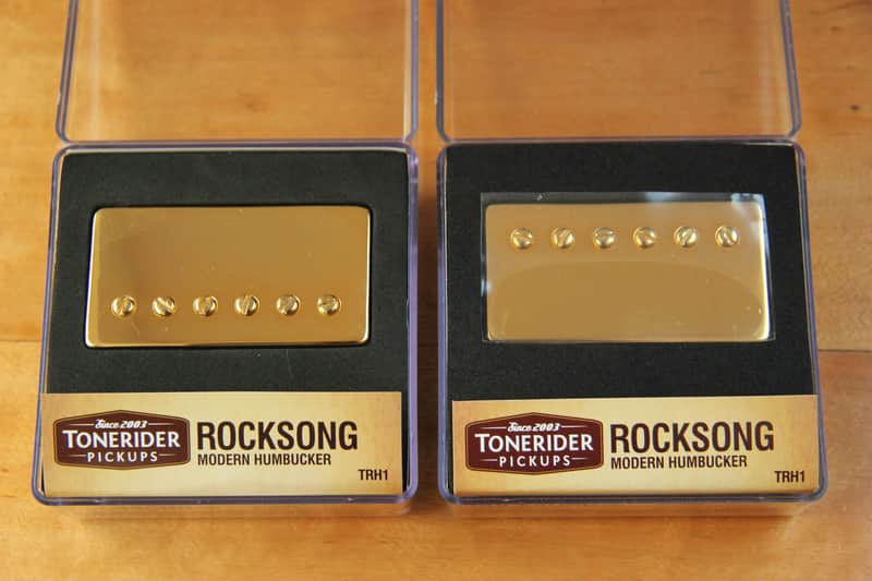TONERIDER TR H1 ROCKSONG Humbucker SET GOLD  Alnico II Vintage Neck +Hot Bridge PAF 8k+12k. image 1