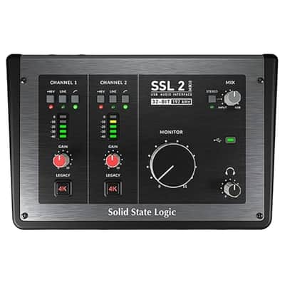 Solid State Logic SSL 2 MKII 2 x 2 USB Audio Interface with Dual Pro-Grade Headphone Outputs, Next-Gen Converters, and 4K Analogue Enhancement image 2