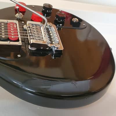 1983 Gibson Sonex 180 Deluxe Ebony Black w/ Kahler (Locking Trem) & EMG PUPs Made In USA image 24