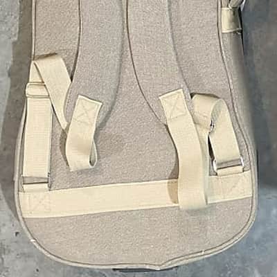 Full Warranty NEW OPEN BOX W/Canvas Gig Bag, Wall Hanger & Accessory Bundle Vintage V100-TBK Reissued Series Single Cut 2010s - Flamed Trans Black image 9