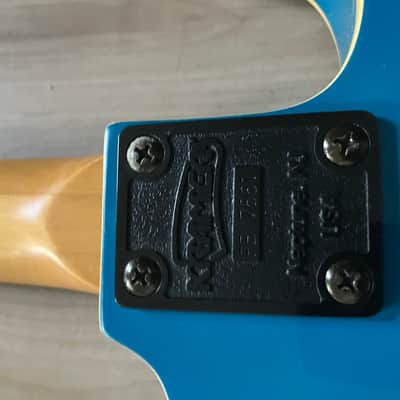 Kramer Ferrington 1980 - Neon Blue Left Handed Custom Order Case image 9