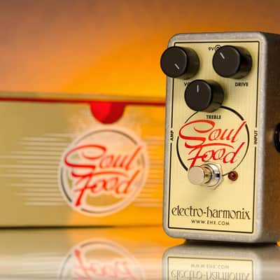 Electro Harmonix Soul Food Transparent Overdrive Guitar Effects Pedal image 4