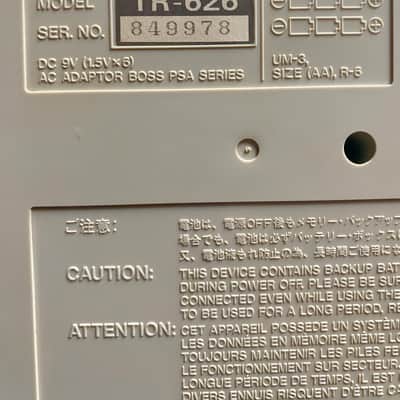 Roland TR-626 Rhythm Composer 1980s - White image 5
